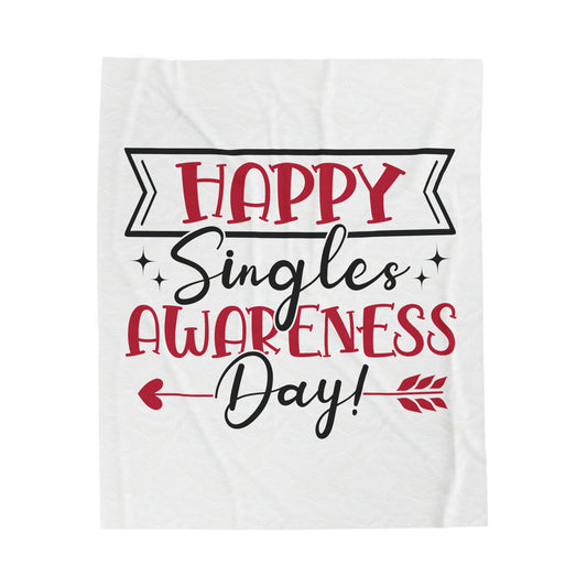 Velveteen Singles anti-Valentines Plush Blanket