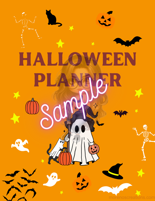 Get ready for the ultimate Halloween party with our 60-page Halloween Planner! Stay organized and make sure you have everything you need for an unforgettable celebration.