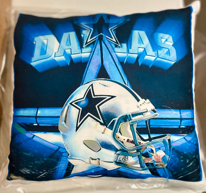 Blue Star Pillow