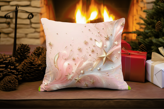 Pillow Valentines Rose Gold heart photo pillow