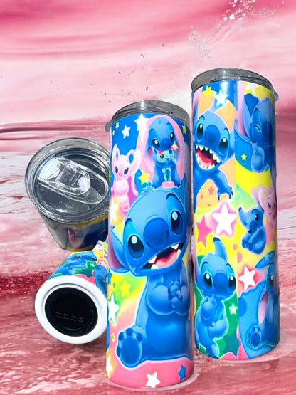 Tumbler, Sublimation, stars, kids tumblers, cartoon character