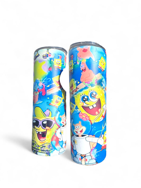 Tumbler, kids tumblers, Sublimation, yellow