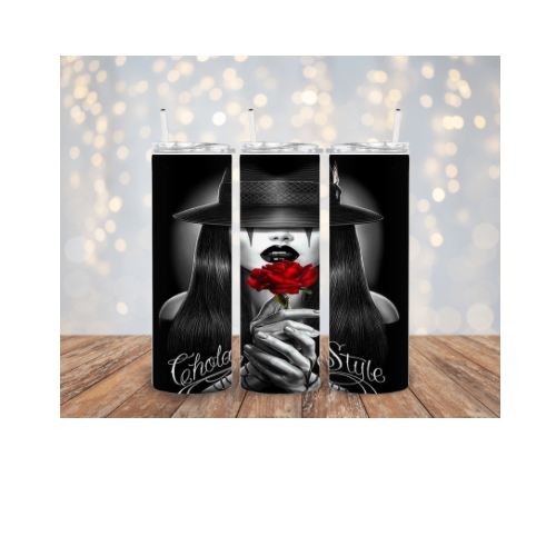 Downloadable high quality png, tumbler wrap rose