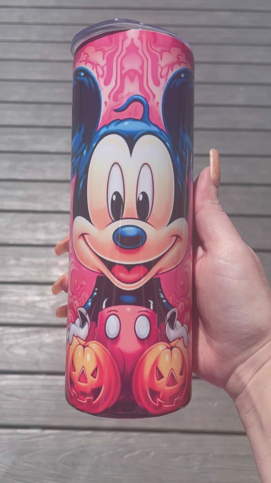 Tumbler, Sublimation, Inspired, animal, cartoon character, back to school, mouse