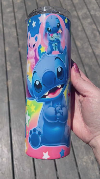 Tumbler, Sublimation, stars, kids tumblers, cartoon character